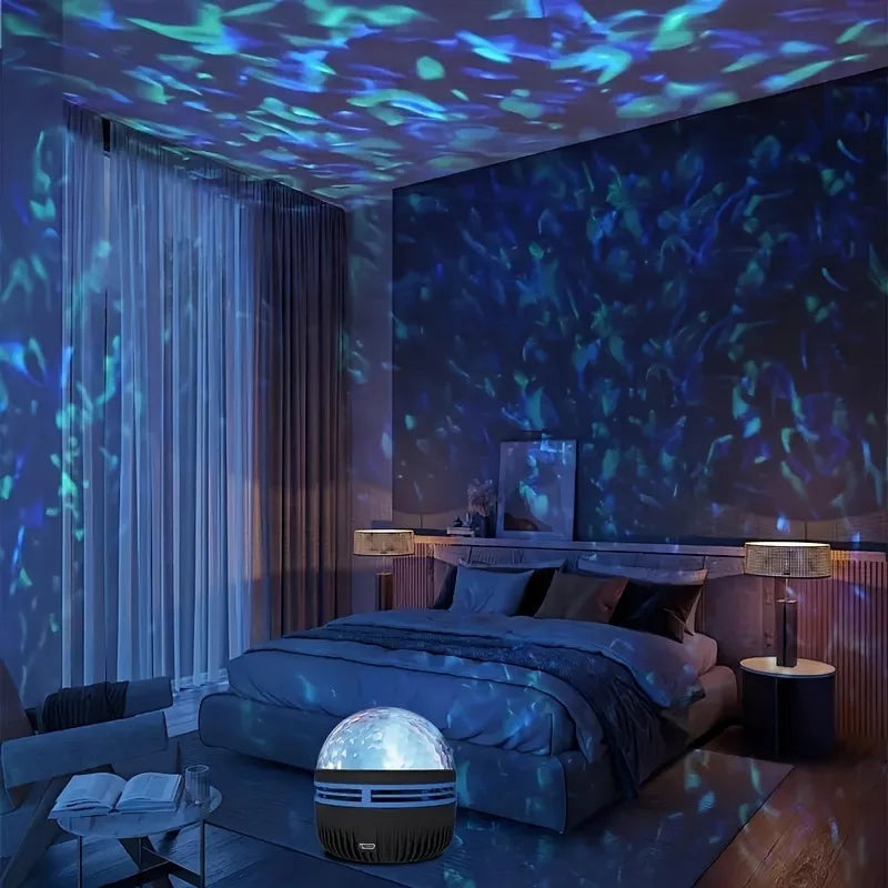 RGB Water Ripple LED Projector Night Light