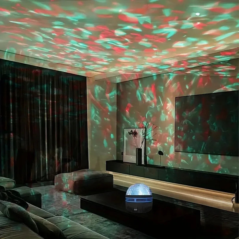 RGB Water Ripple LED Projector Night Light