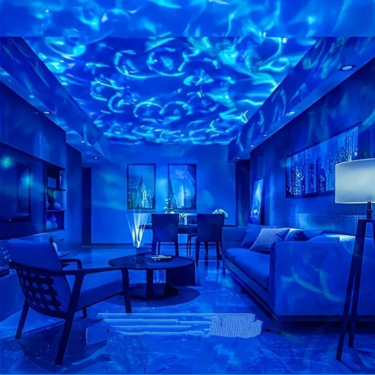 RGB Water Ripple LED Projector Night Light