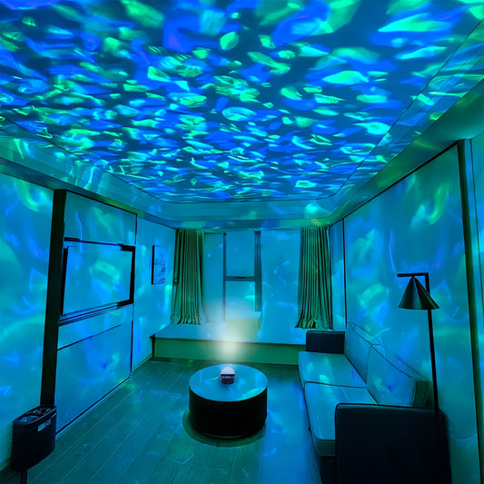 RGB Water Ripple LED Projector Night Light